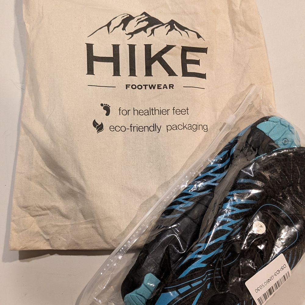 Hike Footwear Black and Blue Shoes